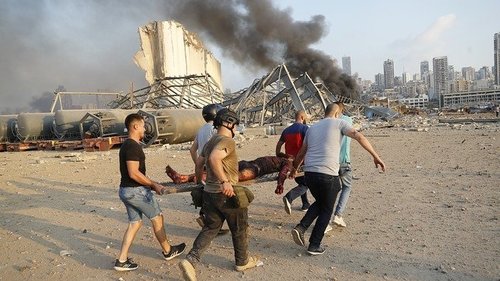 Бейрут: Дэлбэрэлтийн улмаас нас барагсдын тоо 135 боллоо