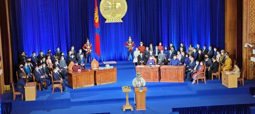 Монгол Улсын Ерөнхийлөгч У.Хүрэлсүх: Задарсныг засагладаг ядарсныг хайрладаг төртэй байх ёстой